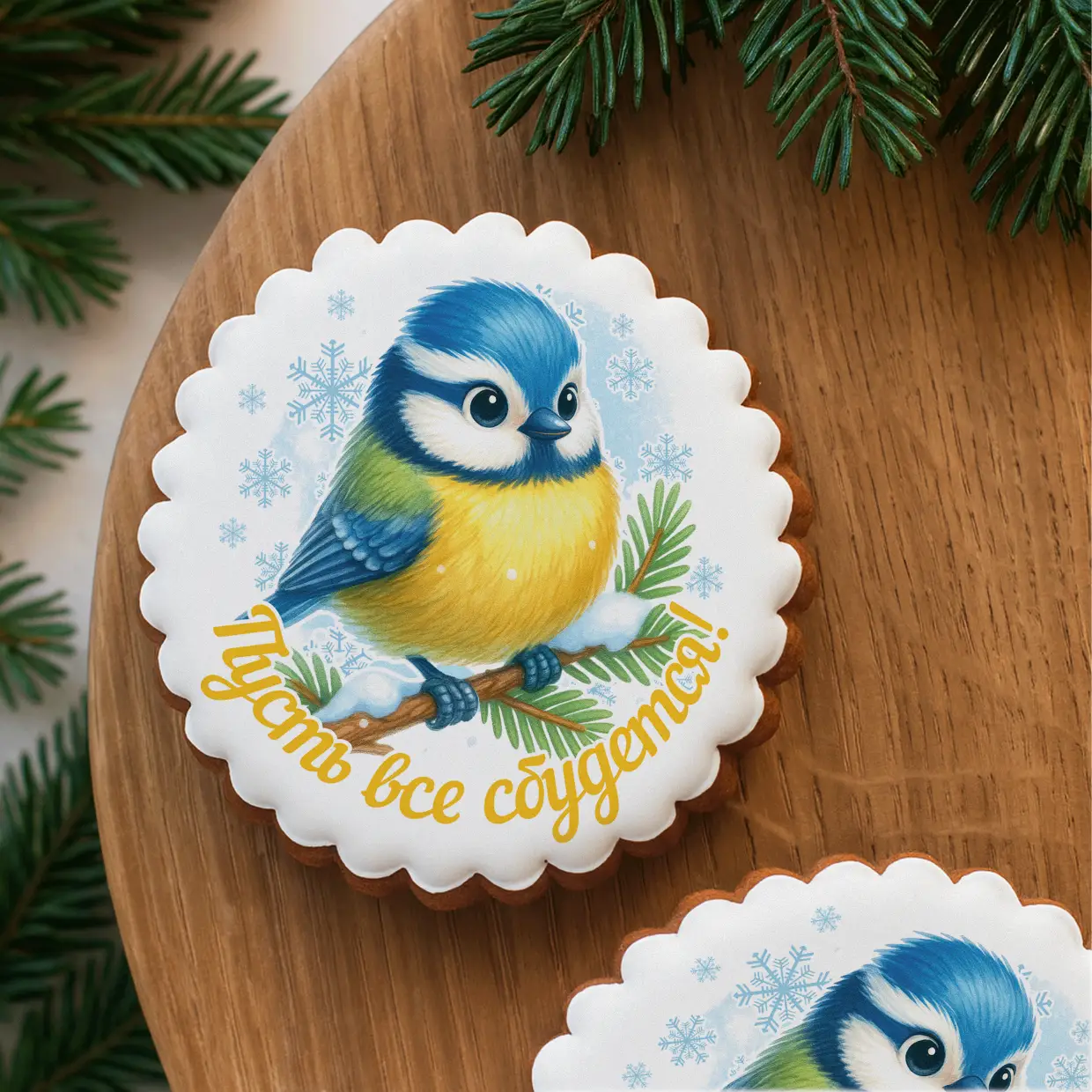 Круглые открытки 01